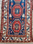 Antique Caucasian Kazak Rug | 3' 9