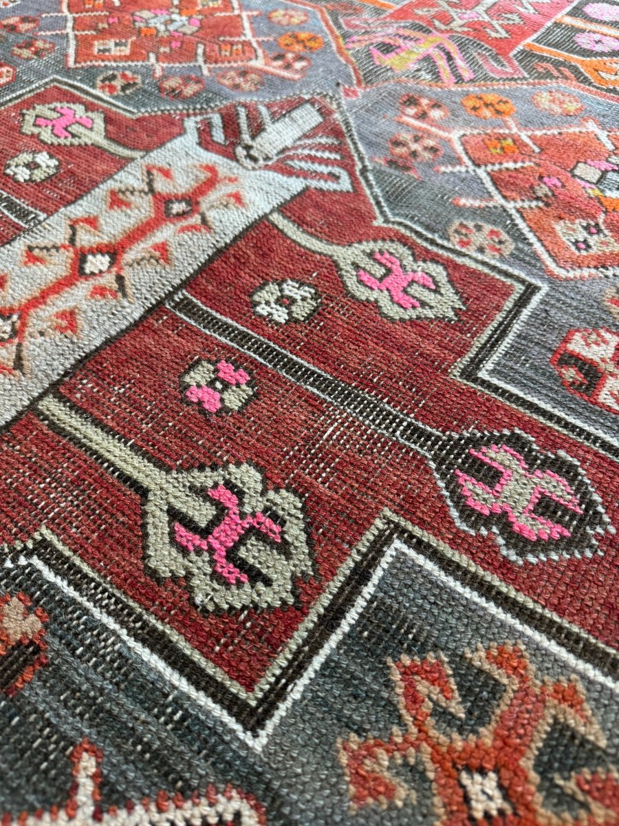 Antique Caucasian Kazak Rug | 5' 1