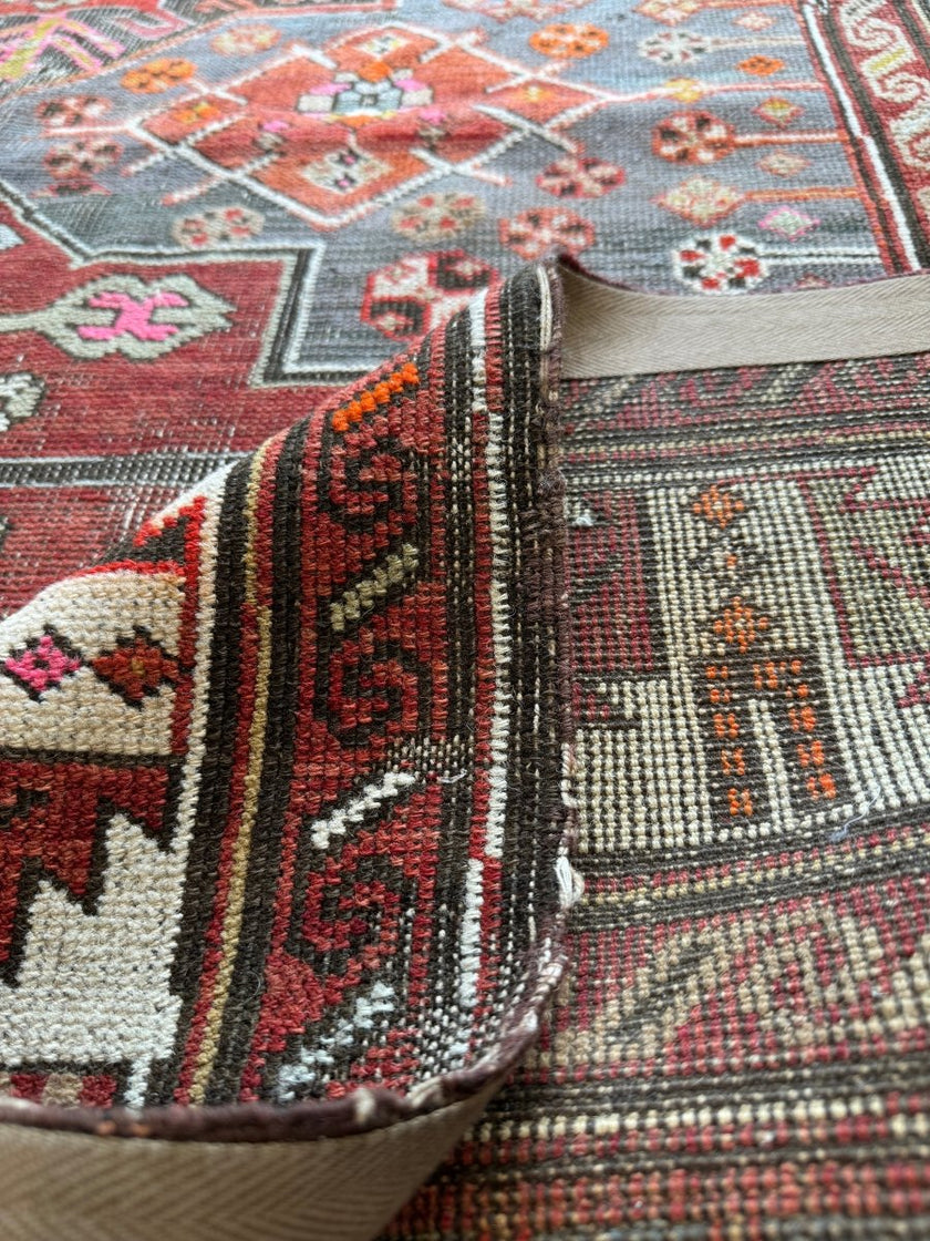 Antique Caucasian Kazak Rug | 5' 1