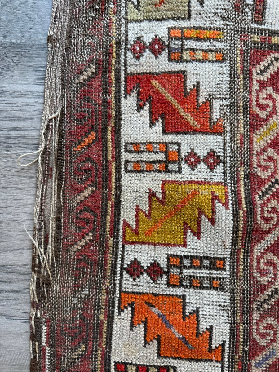 Antique Caucasian Kazak Rug | 5' 1