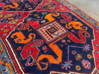Antique Cloud band Karabagh Runner | 3' 4