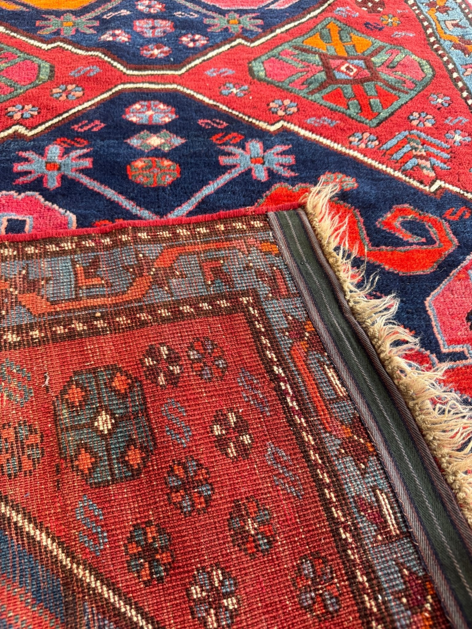 Antique Cloud band Karabagh Runner | 3' 4