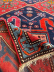 Antique Cloud band Karabagh Runner | 3' 4
