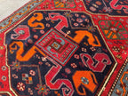 Antique Cloud band Karabagh Runner | 3' 4