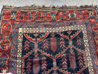 Antique Persian Bakhtiari Rug | 5' x 7’ 4