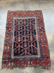 Antique Persian Bakhtiari Rug | 5' x 7’ 4