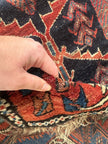 Antique Persian Bakhtiari Rug | 5' x 7’ 4