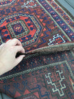 Antique Persian Baluch Rug | 5' 1