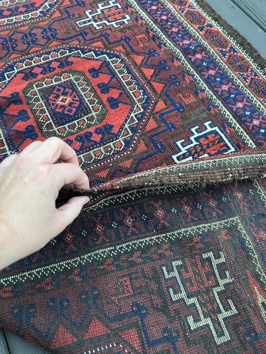 Antique Persian Baluch Rug | 5' 1