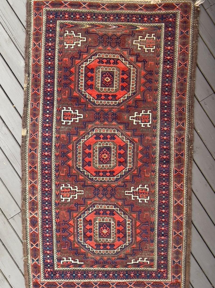 Antique Persian Baluch Rug | 5' 1