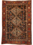 Antique Persian Khamseh Rug | 5' 9
