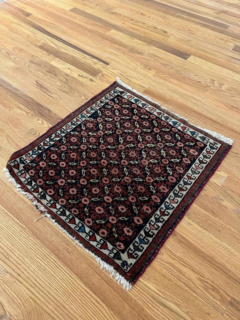 Antique Persian Malayer Rug | 2' 1