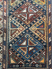 Antique Shahsavan Runner Rug | 3' 5