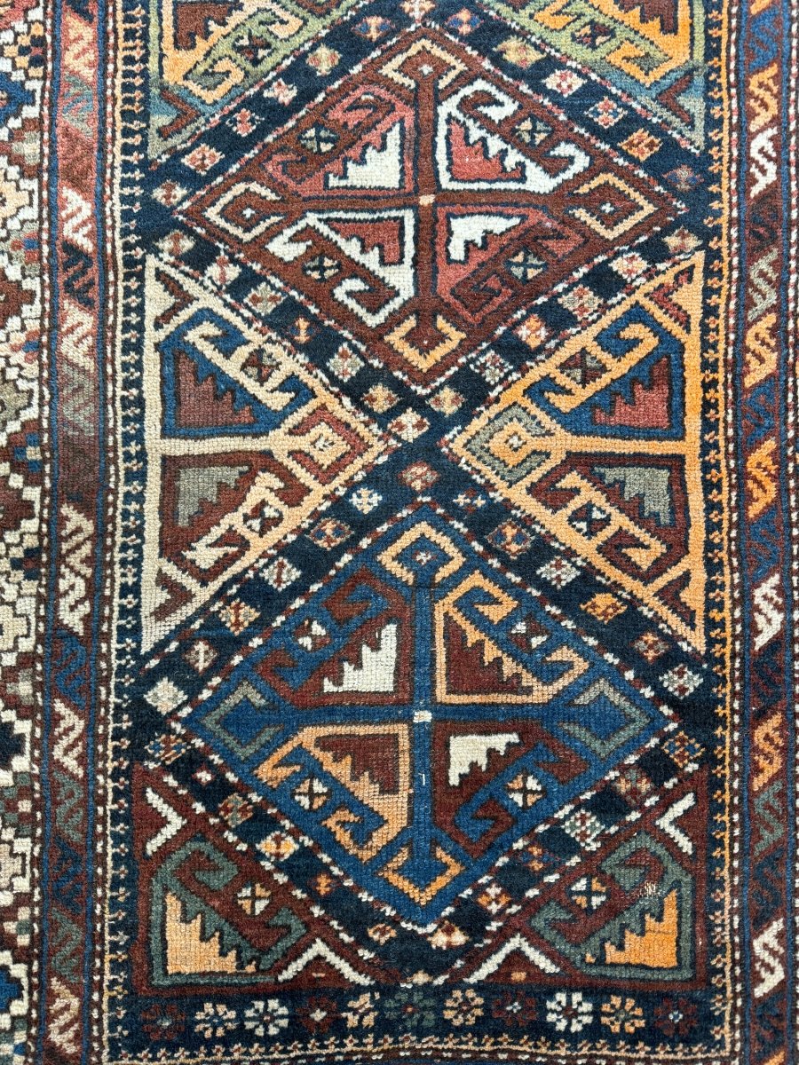 Antique Shahsavan Runner Rug | 3' 5