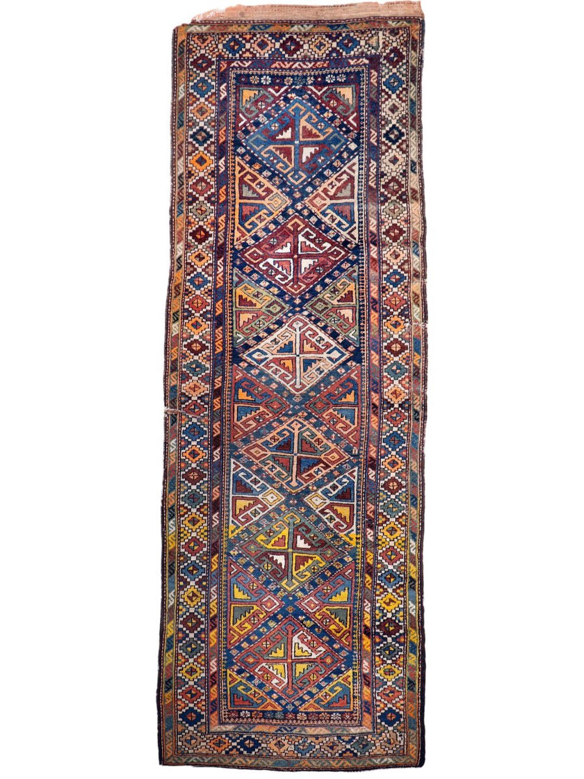 Antique Shahsavan Runner Rug | 3' 5