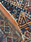Antique Shahsavan Runner Rug | 3' 5