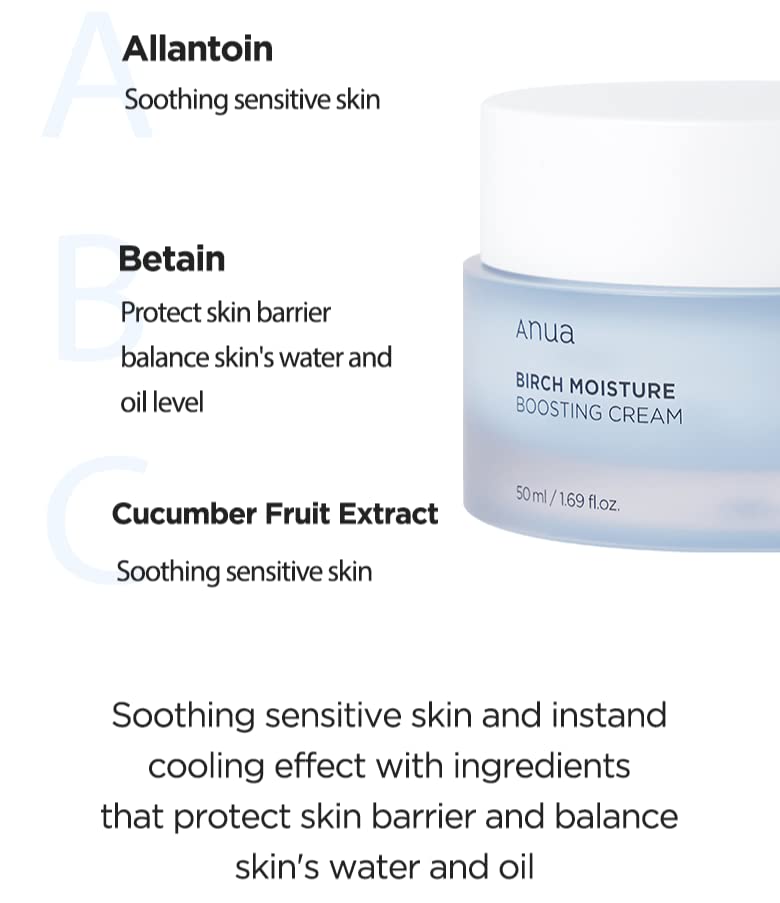 Anua Birch Moisture Boosting Face Cream 50ml