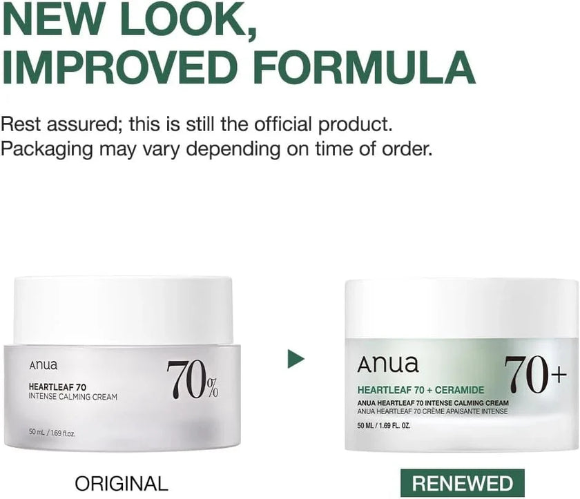 Anua Heartleaf 70% Intense Calming Cream 50ml