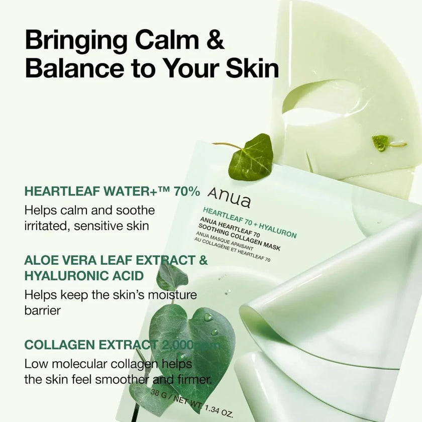 Anua Heartleaf 77% Soothing Mask 25ml - 1 PC