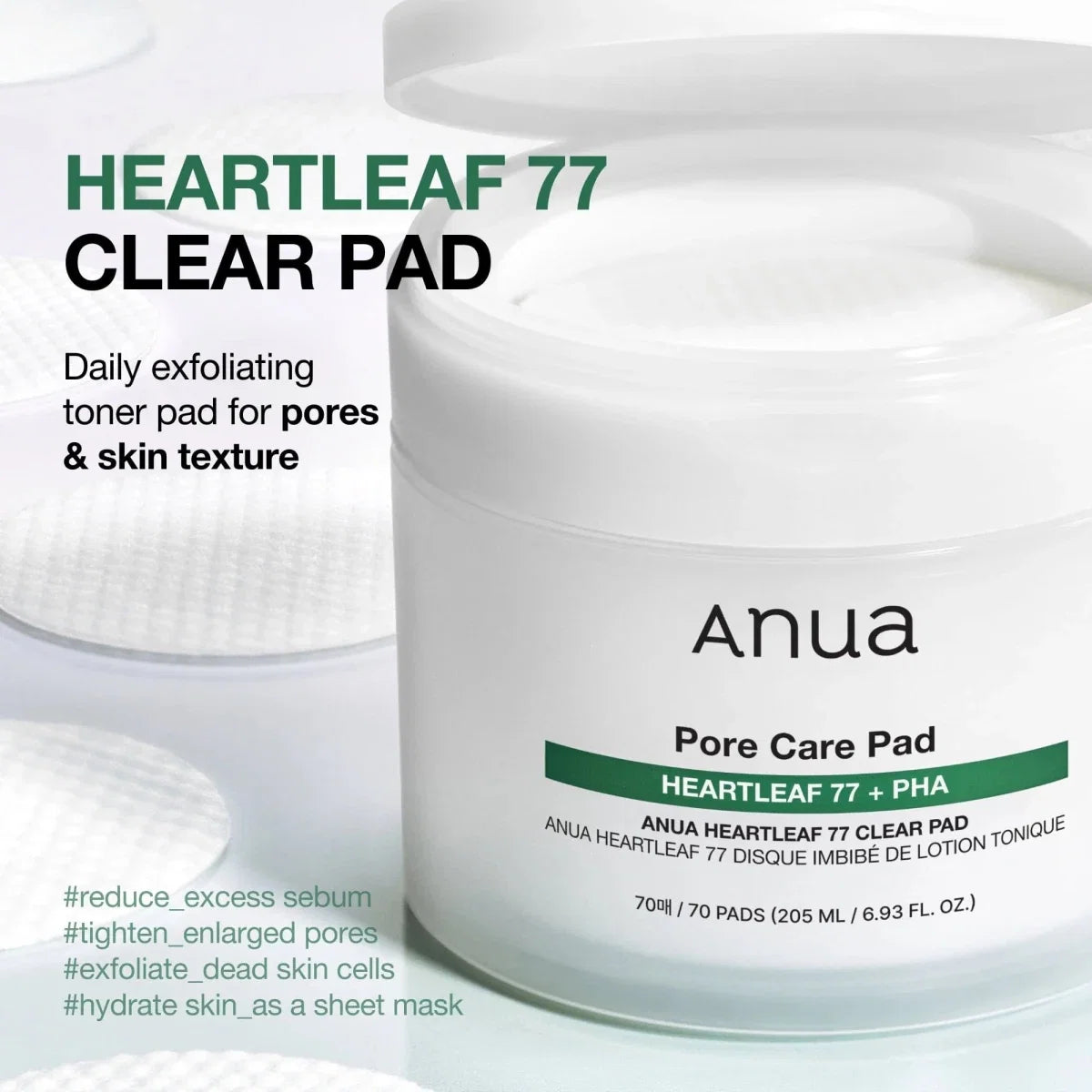 Anua Heartleaf 77% Toner Pad 150ml / 70pads