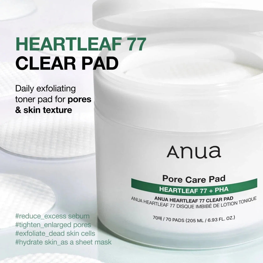 Anua Heartleaf 77% Toner Pad 150ml / 70pads