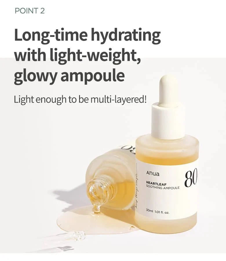 Anua Heartleaf 80% Ampoule 30ml