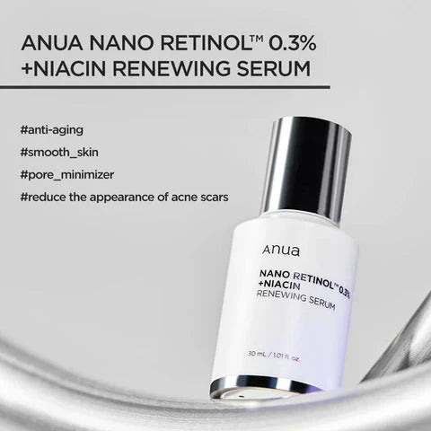 Anua Nano Retonol 0.3% + Niacin Renewing Serum 30ml