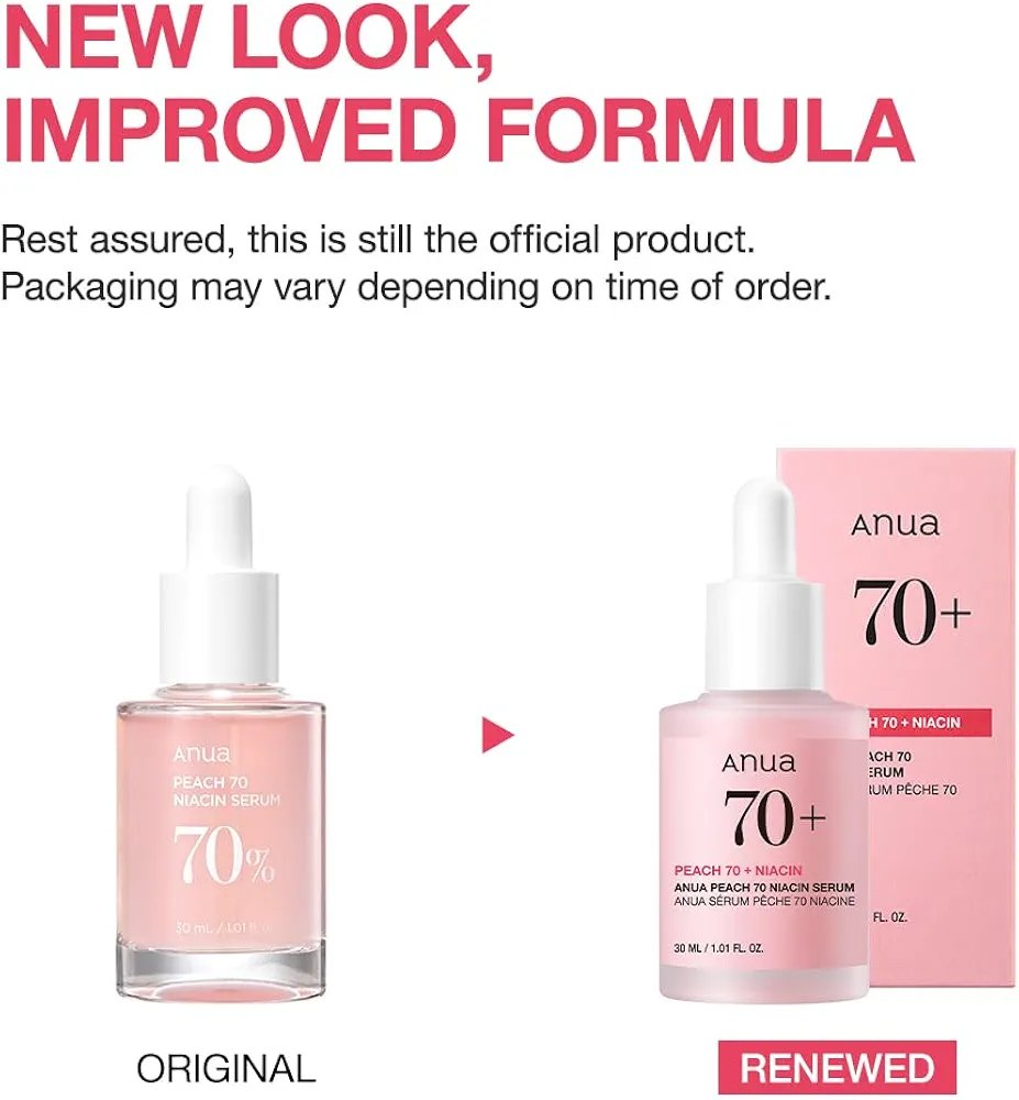 Anua Peach 70% Niacinamide Serum 30ml