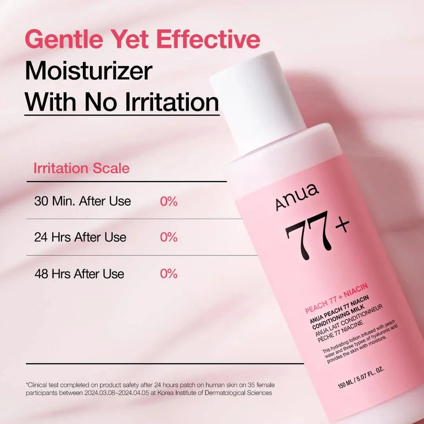 Anua Peach 77 Niacin Conditioning Milk Lotion 150ml