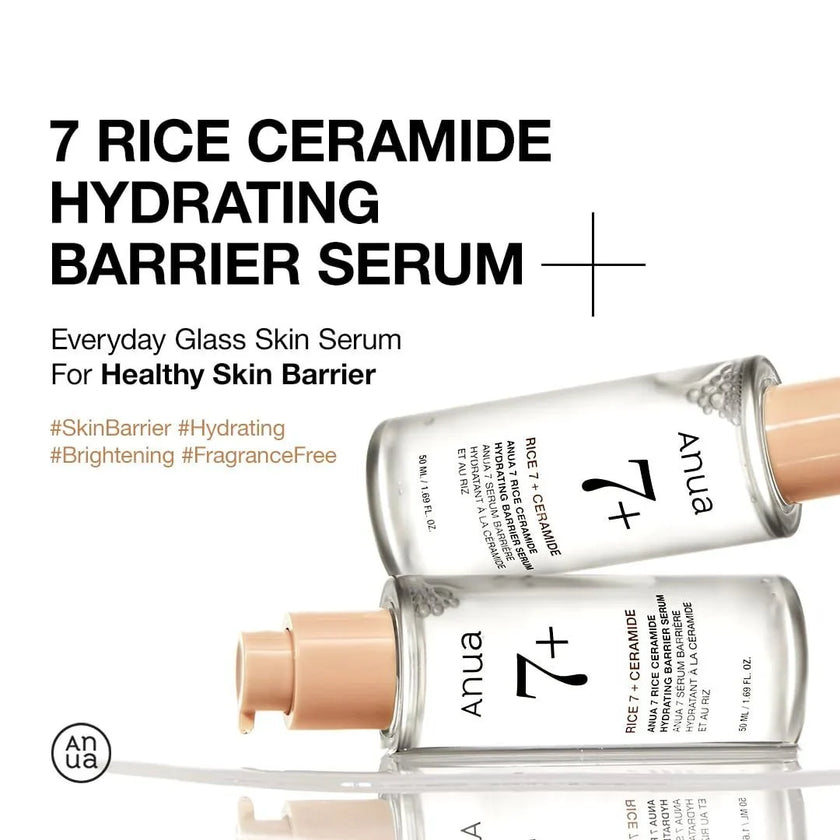 Anua Rice 7 Ceramide Hydrating Barrier Serum 50ml