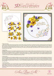 Ann Paper Embroidery Pattern - Yellow Rose
