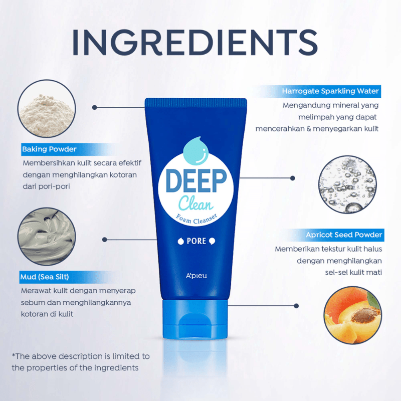 APIEU Deep Clean Foam Cleanser Pore 130ml
