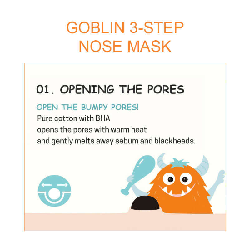 APIEU Goblin Blackhead 3-Step Nose Sheet 6.2g