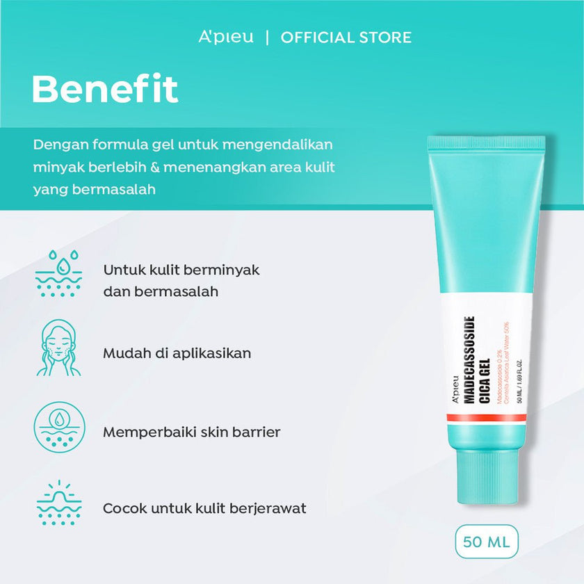 APIEU Madecassoside Cica Gel 2X 50ml