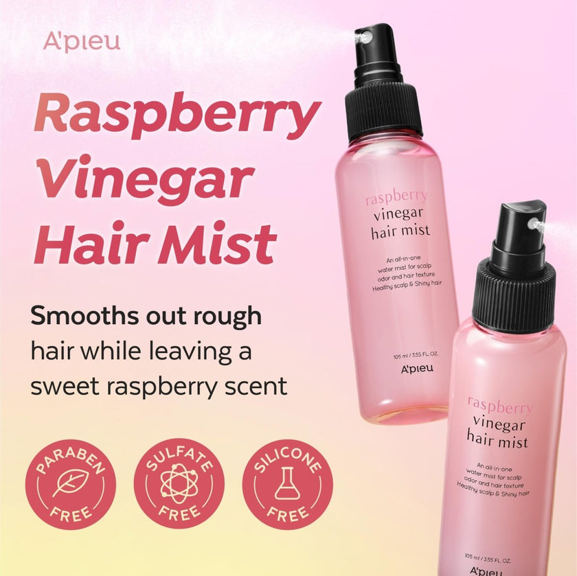 APIEU Raspberry Vinegar Hair Mist 105ml