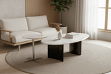 Apollo Marble and Chrome Accent Table Set