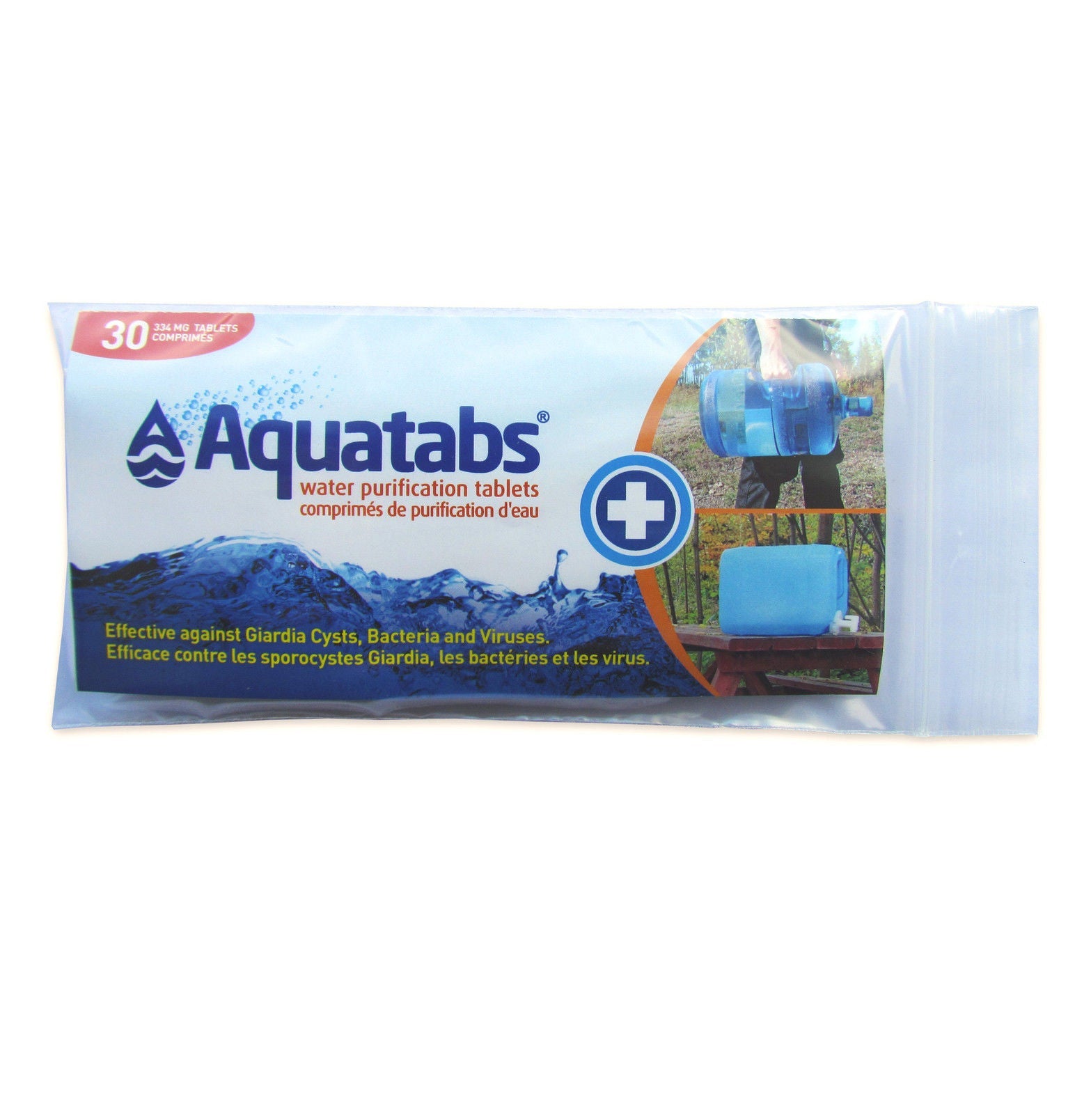 AquaTabs Water Purification Tablets 30 x 20 Litre - Made in Ireland