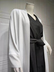 Arab  Cardigan Coat Chiffon Patchwork