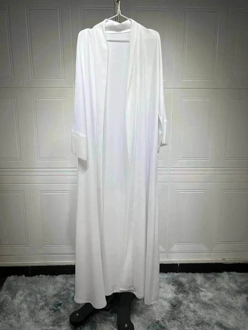 Arab  Cardigan Coat Chiffon Patchwork
