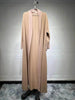 Arab  Cardigan Coat Chiffon Patchwork