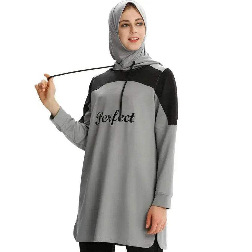 Arab  Conservative Casual Pullover Hoodie Loose
