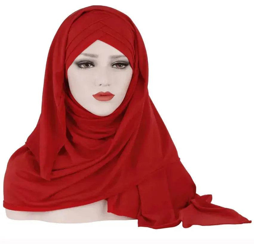 Arab  Lady Fashion Patch Hijab