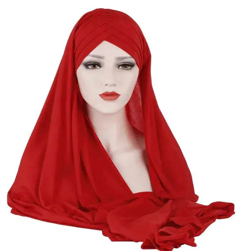 Arab  Lady Fashion Patch Hijab