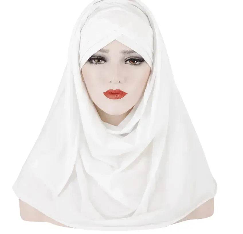 Arab  Lady Fashion Patch Hijab