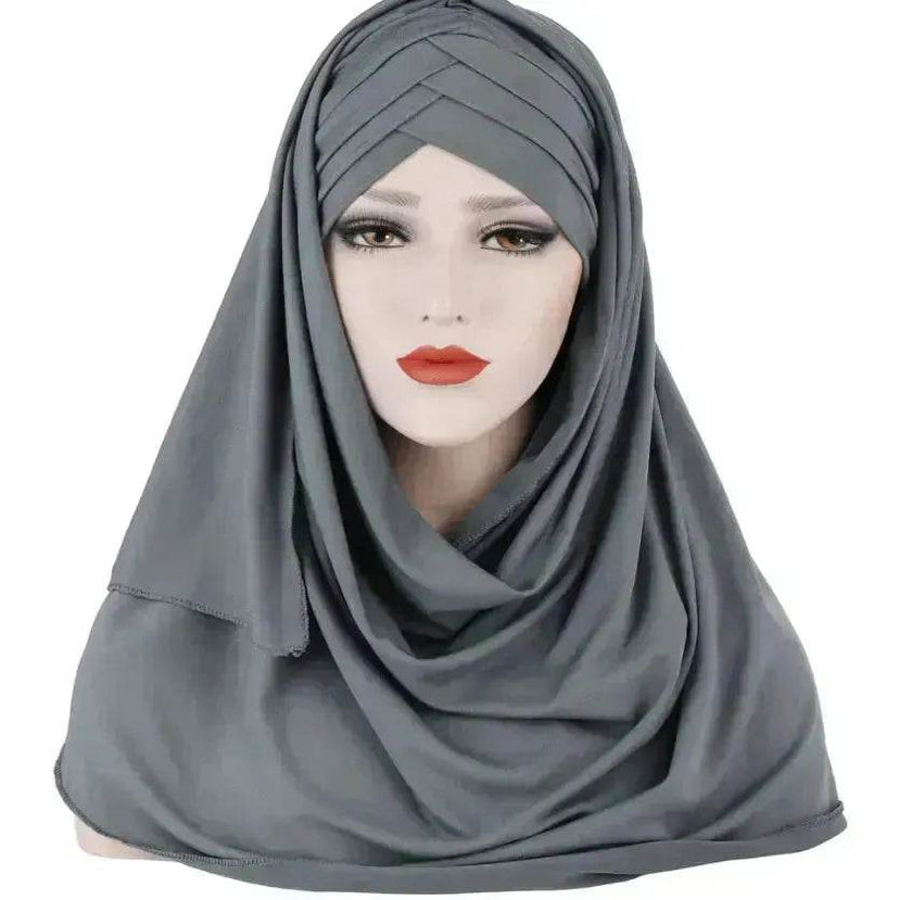 Arab  Lady Fashion Patch Hijab