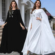 Arab  Robe Abaya Embroidered Women's Robe Evening Gown