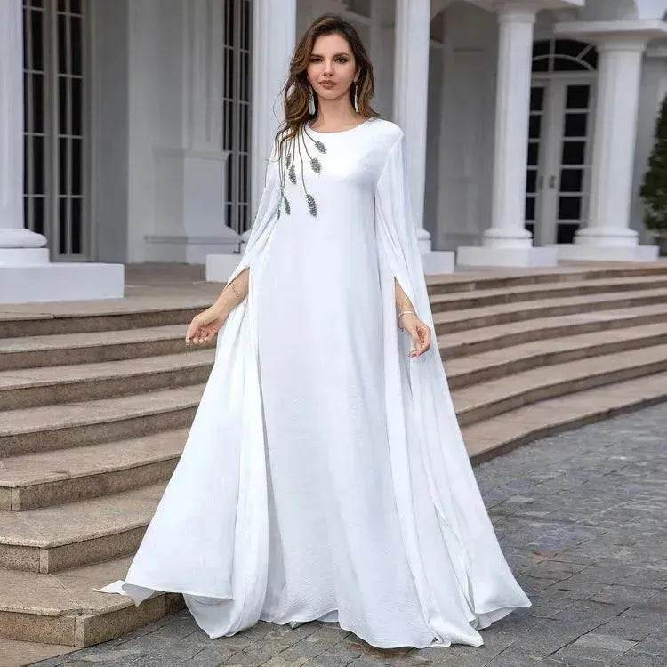 Arab  Robe Abaya Embroidered Women's Robe Evening Gown