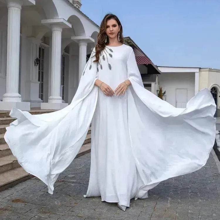 Arab  Robe Abaya Embroidered Women's Robe Evening Gown
