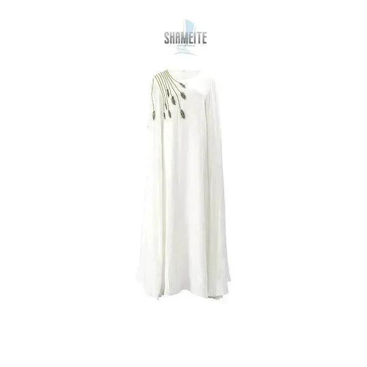 Arab  Robe Abaya Embroidered Women's Robe Evening Gown