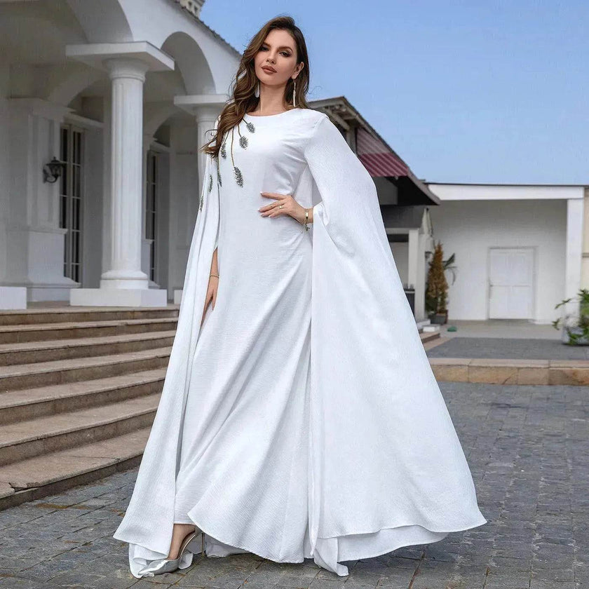 Arab  Robe Abaya Embroidered Women's Robe Evening Gown